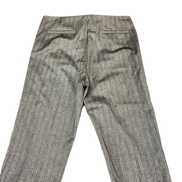 Elliott Lauren Trouser Pants Womens Size 4 Gray Pinstriped Bootcut Leg - Picture 16 of 16